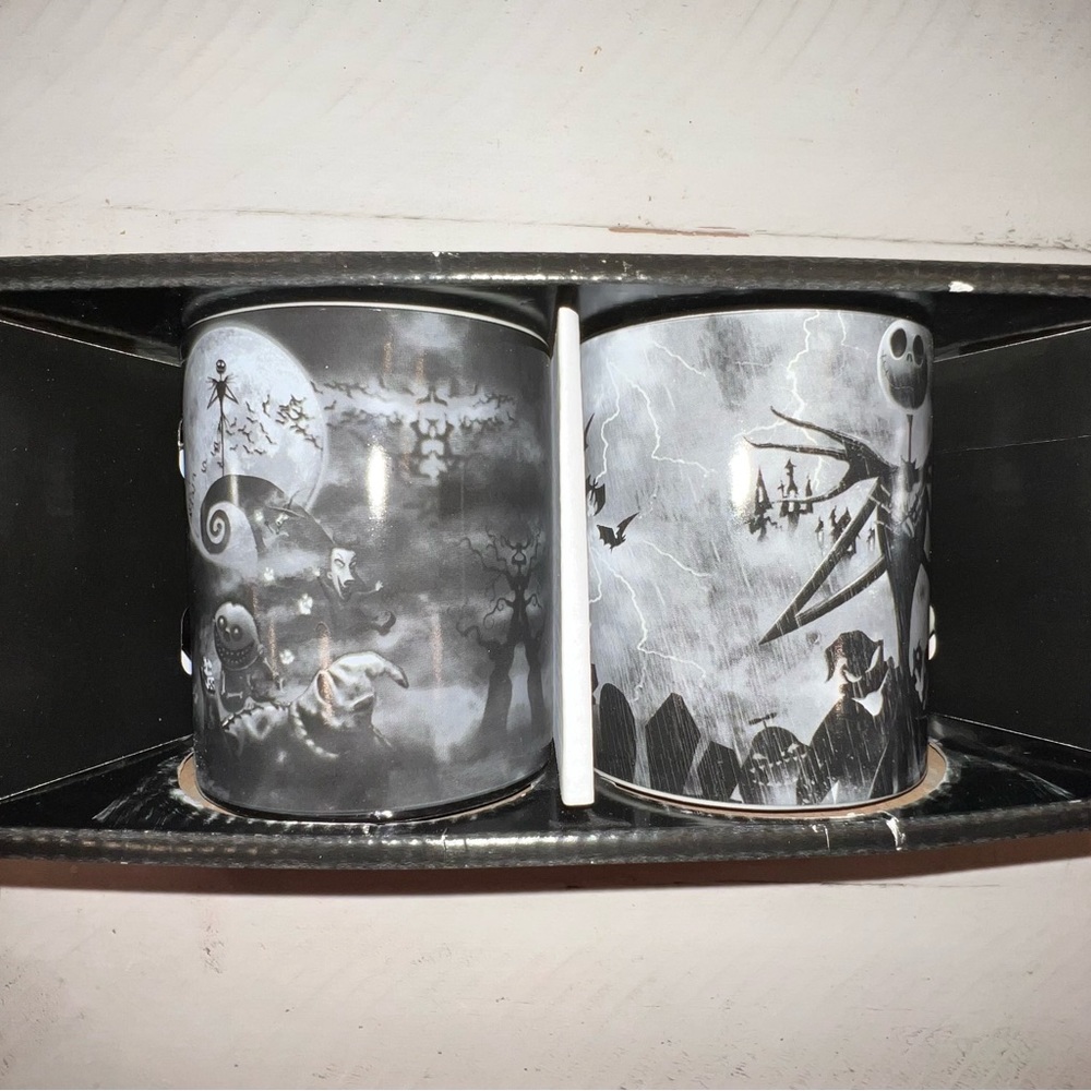 Disney Nightmare Before Christmas Coffee Mug Cups 2pk